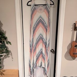 Sleeveless high low dress